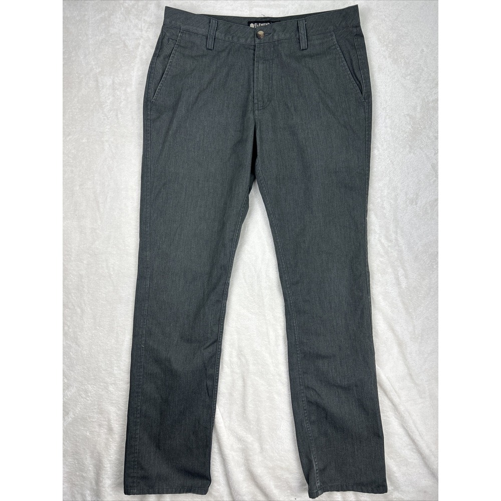 Element Skateboarding Mens Pants Size 33 Heather Gray  Stretch Streetwear